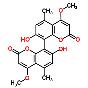 69975-77-5  7,7'-dihydroxy-4,4'-dimethoxy-5,5'-dimethyl-2H,2'H-8,8'-bichromene-2,2'-dione