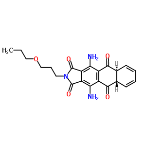 71617-29-3  (5aS,9aS)-4,11-diamino-2-(3-propoxypropyl)-5a,9a-dihydro-1H-naphtho[2,3-f]isoindole-1,3,5,10(2H)-tetrone