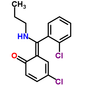 80018-08-2  (6Z)-4-chloro-6-[(2-chlorophenyl)(propylamino)methylidene]cyclohexa-2,4-dien-1-one