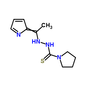 85748-55-6  N'-[1-(2H-pyrrol-2-ylidene)ethyl]pyrrolidine-1-carbothiohydrazide