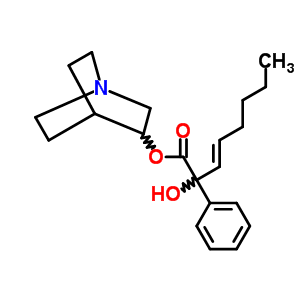92956-21-3  1-azabicyclo[2.2.2]oct-3-yl (3E)-2-hydroxy-2-phenyloct-3-enoate