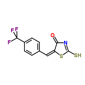 99460-76-1  (5E)-2-thioxo-5-{[4-(trifluoromethyl)phenyl]methylidene}-1,3-thiazolidin-4-one