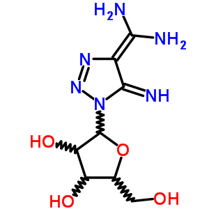 35967-05-6  (4E)-5-(diaminomethylidene)-3-pentofuranosyl-3,5-dihydro-4H-1,2,3-triazol-4-imine