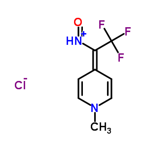 37745-01-0  2,2,2-trifluoro-1-(1-methylpyridin-4(1H)-ylidene)-N-oxoethanaminium chloride