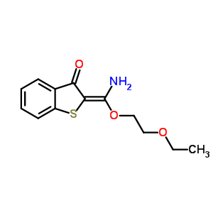 52947-45-2  (2Z)-2-[amino(2-ethoxyethoxy)methylidene]-1-benzothiophen-3(2H)-one