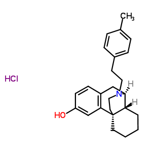 63868-34-8  17-[2-(4-methylphenyl)ethyl]morphinan-3-ol hydrochloride