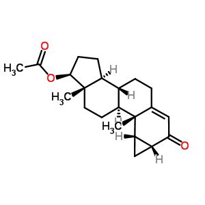 2506-60-7  (1S,3aS,3bR,7aR,8aS,8bS,8cS,10aS)-8b,10a-dimethyl-7-oxo-1,2,3,3a,3b,4,5,7,7a,8,8a,8b,8c,9,10,10a-hexadecahydrocyclopenta[a]cyclopropa[g]phenanthren-1-yl acetate