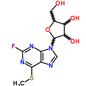 25840-36-2  2-fluoro-6-(methylsulfanyl)-9-pentofuranosyl-9H-purine