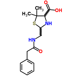 28325-47-5;501-34-8  5,5-dimethyl-2-{[(phenylacetyl)amino]methyl}-1,3-thiazolidine-4-carboxylic acid