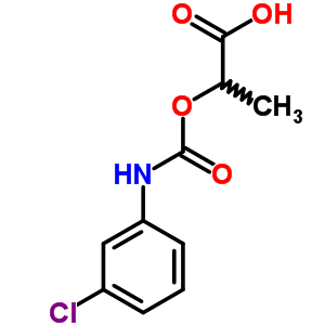 28705-92-2  2-{[(3-chlorophenyl)carbamoyl]oxy}propanoic acid