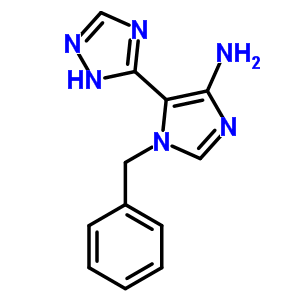 4022-84-8  1-benzyl-5-(1H-1,2,4-triazol-5-yl)-1H-imidazol-4-amine
