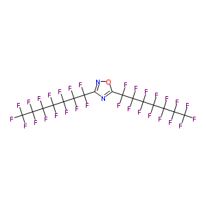 4314-47-0  3,5-bis(pentadecafluoroheptyl)-1,2,4-oxadiazole