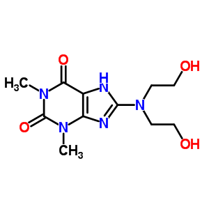 50331-12-9  8-[bis(2-hidroksietil)amino]-1,3-dimetil-3,7-dihidro-1H-purin-2,6-dione