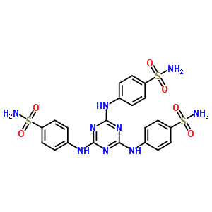 51757-36-9  4,4',4''-(1,3,5-triazine-2,4,6-triyltriimino)tribenzenesulfonamide 51757-36-9  4,4',4''-(1,3,5-triazine-2,4,6-triyltriimino)tribenzenesulfonamide