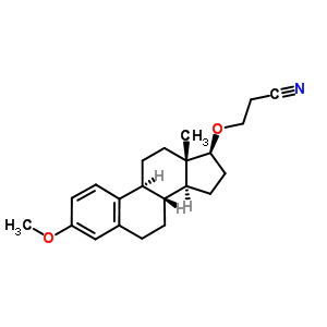 53-44-1  3-{[(8xi,9xi,14xi,17beta)-3-methoxyestra-1,3,5(10)-trien-17-yl]oxy}propanenitrile