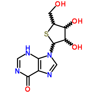 58004-19-6  9-(4-thiopentofuranosyl)-3,9-dihydro-6H-purin-6-one