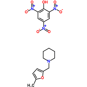 7149-68-0  2,4,6-trinitrophenol - 1-[(5-methylfuran-2-yl)methyl]piperidine (1:1)