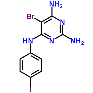 7150-70-1  5-bromo-N~4~-(4-iodophenyl)pyrimidine-2,4,6-triamine