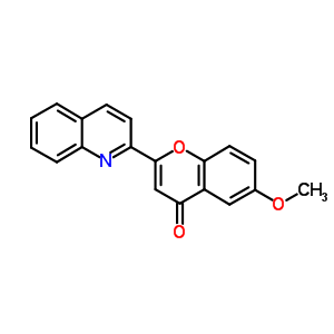7209-71-4  6-methoxy-2-(quinolin-2-yl)-4H-chromen-4-one