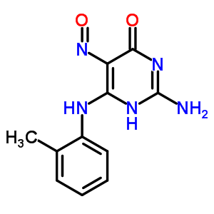 91347-56-7  2-amino-6-[(2-methylphenyl)amino]-5-nitrosopyrimidin-4(1H)-one