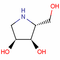 105990-41-8  3,4-Pyrrolidinediol, 2-(hydroxymethyl)-, (2R,3R,4S)-