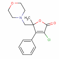 106609-78-3  3-chloro-5-methyl-5-(morpholin-4-ylmethyl)-4-phenyl-furan-2-one