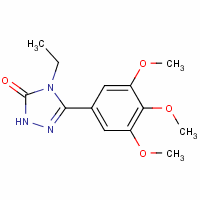 108132-90-7  2,4-Dihydro-4-ethyl-5-(3,4,5-trimethoxyphenyl)-3H-1,2,4-triazol-3-one