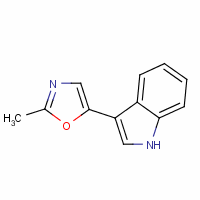 13640-26-1  پیمرینین؛ پیمترینین؛ 5،3'-Indolyl-2-methyloxazole؛ NSC 80793؛ 1H-ایندول، 3- (2-متیل-5-اگزازولیل)-؛ 3- (2-متیل-1،3-اگزازول-5-ایل) -1H-ایندول؛