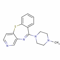 136772-40-2  10-(4-methylpiperazin-1-yl)pyrido(4,3-b)(1,4)benzothiazepine