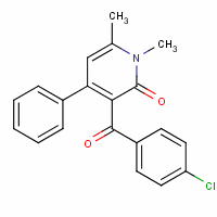 143572-56-9  3-(4-Chlorobenzoyl)-1,6-dimethyl-4-phenyl-2(1H)-pyridinone
