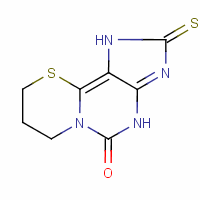 146404-36-6  2,3,8,9-tetrahydro-2-thioxo-7H-(1,3)thiazino(2,3-i)purin-5-(1H)-one