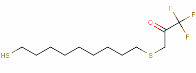 154301-46-9  3-(9'-mercaptononylthio)-1,1,1,-trifluoropropan-2-one