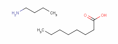 17463-28-4  Octanoic acid, compd. with 1-butanamine (1:1)