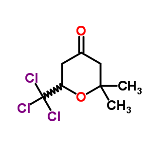 10338-85-9  2,2-dimethyl-6-(trichloromethyl)tetrahydro-4H-pyran-4-one