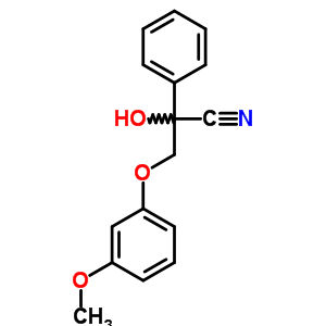 18787-04-7  2-hydroxy-3-(3-methoxyphenoxy)-2-phenylpropanenitrile