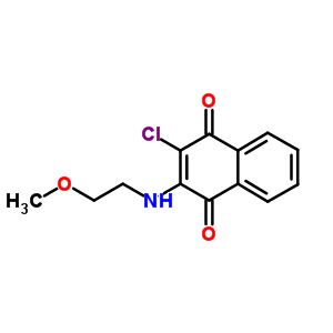 22272-22-6  2-chloro-3-[(2-methoxyethyl)amino]naphthalene-1,4-dione