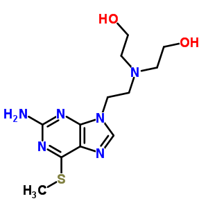 23199-30-6  2,2'-({2-[2-amino-6-(methylsulfanyl)-9H-purin-9-yl]ethyl}imino)diethanol