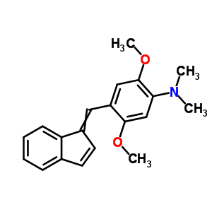 2428-39-9  4-(1H-inden-1-ylidenemethyl)-2,5-dimethoxy-N,N-dimethylaniline