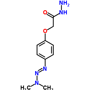 34153-39-4  2-{4-[(1E)-3,3-dimethyltriaz-1-en-1-yl]phenoxy}acetohydrazide