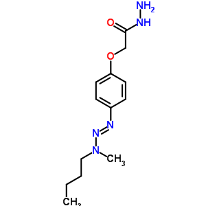 34153-40-7  2-{4-[(1E)-3-butyl-3-methyltriaz-1-en-1-yl]phenoxy}acetohydrazide