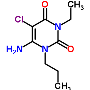 3565-05-7  6-amino-5-chloro-3-ethyl-1-propylpyrimidine-2,4(1H,3H)-dione