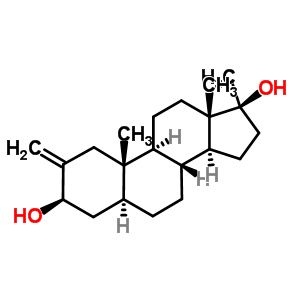 4424-46-8  (3beta,5alpha,17beta)-17-methyl-2-methylideneandrostane-3,17-diol