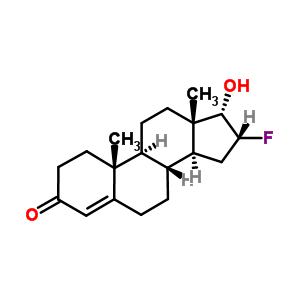 4565-45-1  (16alpha,17alpha)-16-fluoro-17-hydroxyandrost-4-en-3-one