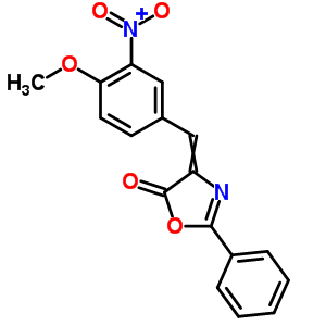 904-42-7  4-(4-methoxy-3-nitrobenzylidene)-2-phenyl-1,3-oxazol-5(4H)-one