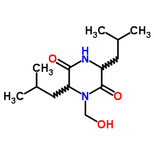 91973-10-3  1-(hydroxymethyl)-3,6-bis(2-methylpropyl)piperazine-2,5-dione