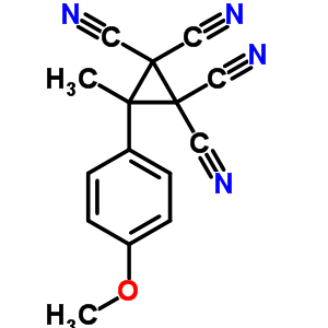 10432-50-5  3-(4-methoxyphenyl)-3-methylcyclopropane-1,1,2,2-tetracarbonitrile