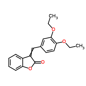 1097-12-7  3-(3,4-diethoxybenzylidene)-1-benzofuran-2(3H)-one