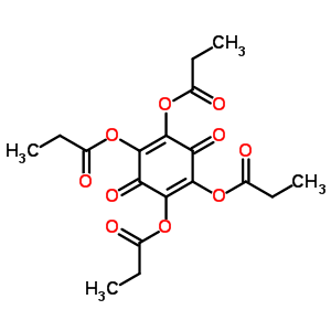 20129-62-8  3,6-dioxocyclohexa-1,4-diene-1,2,4,5-tetrayl tetrapropanoate