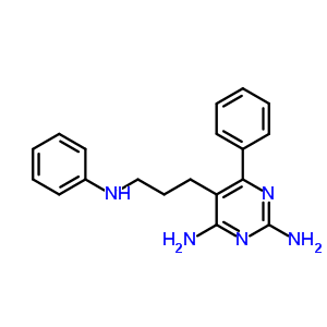 2211-01-0  6-phenyl-5-[3-(phenylamino)propyl]pyrimidine-2,4-diamine