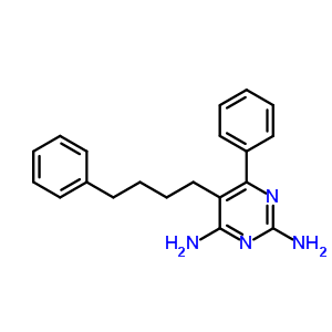 2360-69-2  6-phenyl-5-(4-phenylbutyl)pyrimidine-2,4-diamine